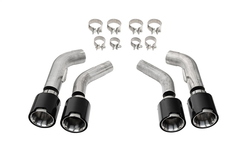 Chevrolet Camaro Performance Exhaust - CORSA Performance - 4.5in Twin Tip - Carbon Fiber - `16-`24